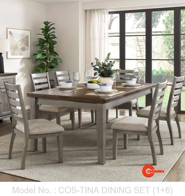 COS-TINA DINING SET (1+6)